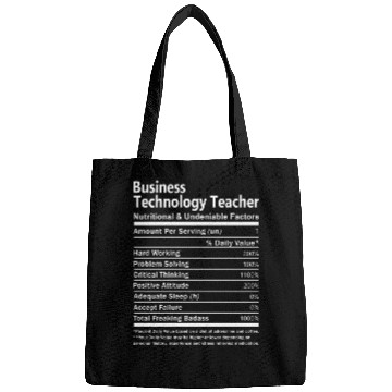 Discover Business Technology Teacher Bags - Nutritional