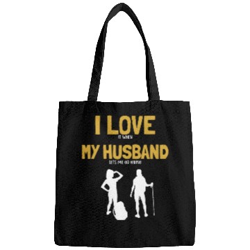 Discover I love my Husband Hiking Backpacking Outdoor Bags