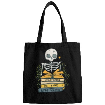Discover Read Books Be Kind Stay Weird Bags