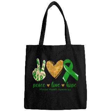 Discover Peace Love Hope Tal Mind Health Bags