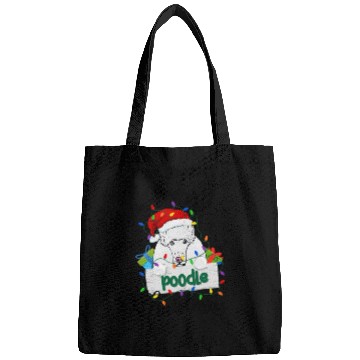 Discover Merry Poodle Poodle Xmas Py Bags
