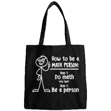 Discover How To Be A Math Person Math Teacher Bags