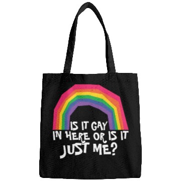Discover LGBTQ Proud Ally Trans Gay Pride Is It Gay Here Bags