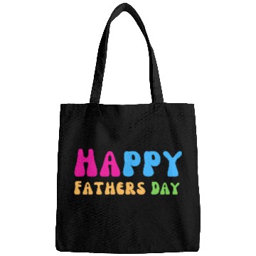 Discover Happy Fathers Day i love you dad Heart Daddy funny Bags