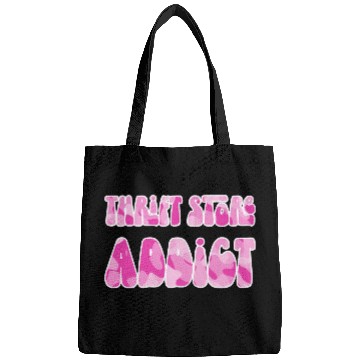 Discover Thrift Store Addict pink camo Bags