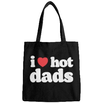 Discover I Love Hot Dads Bags
