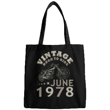 Discover Biker motorcycle June 1978 45 years saying Bags