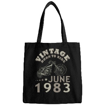 Discover Biker motorcycle June 1983 40 years saying Bags