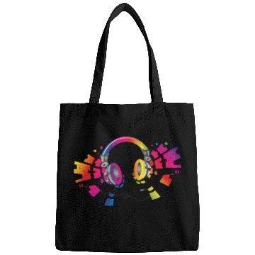 Discover colorful headphone for music festival summer Bags