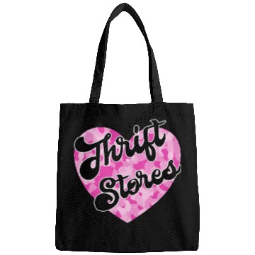 Discover Thrift Stores pink camo heart Bags