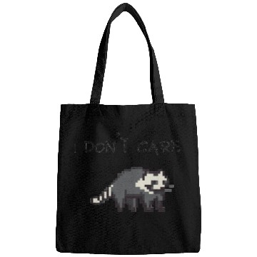 Discover raccoon, i don´t care Bags