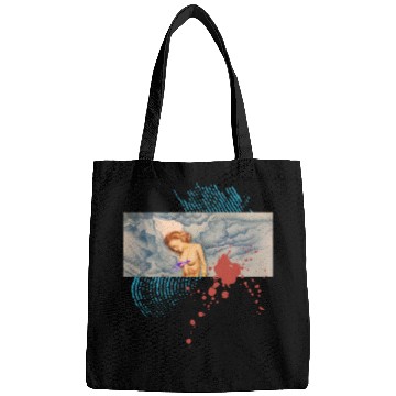 Discover storm clouds girl Bags