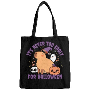 Discover It Is Never Too Early For Halloween Cute Capybara Bags