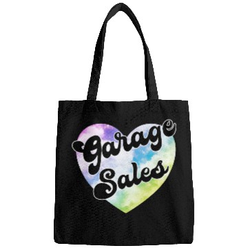 Discover Garage Sales pastel cloud heart Bags