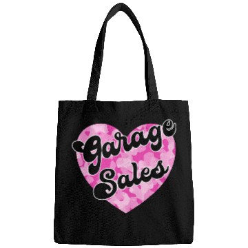 Discover Garage Sales pink camo heart Bags