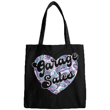 Discover Garage Sales paisley heart Bags