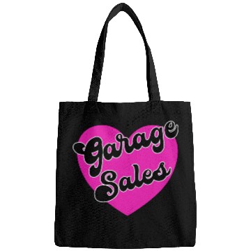 Discover Garage Sales pink heart Bags