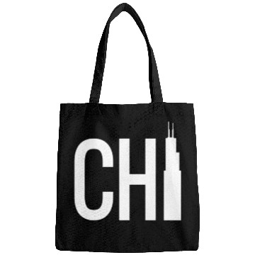 Discover Chi White Chicago Skyscraper City Bags