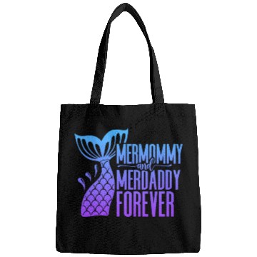 Discover Mermommy and Merdaddy Forever Fantasy Fish Tail Bags