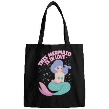 Discover This Mermaid Is In love Folklore Fantasy Fish Bags
