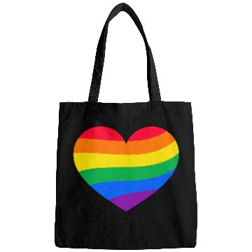 Discover lgbt Gay Pride Rainbow Heart Bags