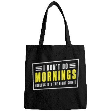 Discover Night Shift Worker Graveyard Duty Bags