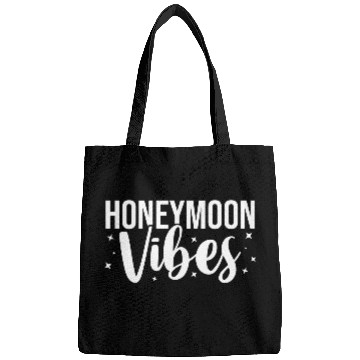 Discover Bride Groom Vacation Newlywed Trip Honeymoon Vibes Bags