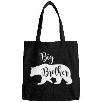 Discover Big Brother Bear Design in White Fun Sibling Gift Bags