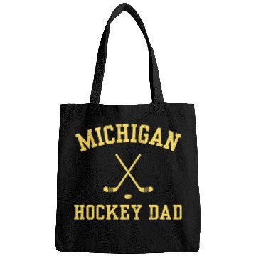 Discover Vintage Michigan Hockey Dad Bags
