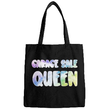 Discover Garage Sale Queen pastel cloud Bags