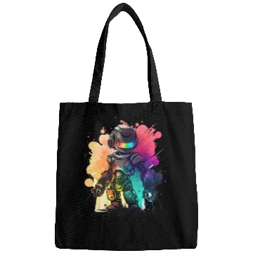 Discover Retro Robot Cute Robotic Engineer Technology Bags