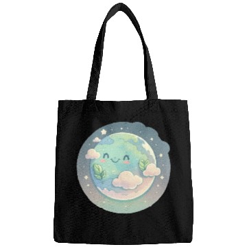 Discover Earth Happy Lovers Space Science Planet Bags