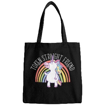 Discover Token Straight Friend LGBTQ Ally Gay Pride Bags