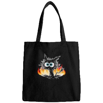 Discover It'S Fine I'M Fine Everything Is Fine Cat Bags