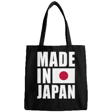 Discover Made In Japan - Japanese Flag Pride Bags