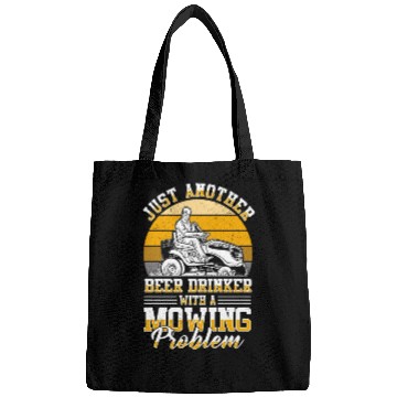 Discover Lawn Mowing Lawn Mower Gardener Gardening Beer Bags