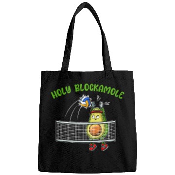 Discover Holy Blockamole I Volleyball Avocado Food Bags