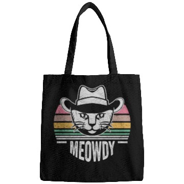 Discover Mashup Between Meow And Howdy Cat Meme Cat Bags