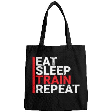 Discover Eat Sleep Train Repeat Bags