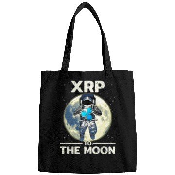 Discover XRP Cryptocurrency-Crypto Astronaut-TO THE MOON Bags