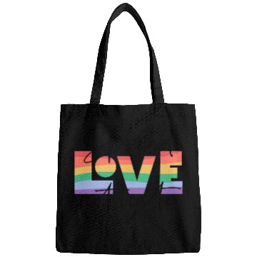 Discover spread love not hate; gay pride; gay; pride month; Bags