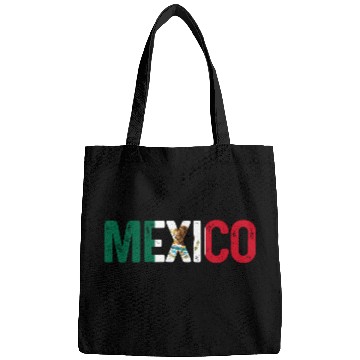 Discover Mexico Mexican Flag Pride Bags