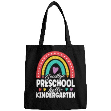 Discover Goodbye Preschool Hello Kindergarten Teacher Back Bags