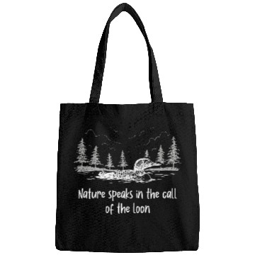 Discover Nature Speaks Loon Bird Watching Loons Bags