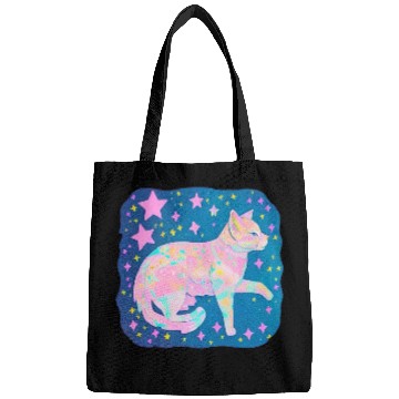 Discover Neon Star Cat Bags