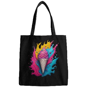 Discover Neon Ice Cream Splash Bags