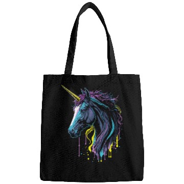 Discover Neon Splash Unicorn Bags