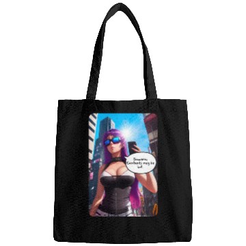 Discover Cyberpunk Waifu Influencer Design 5 Bags