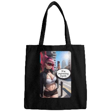 Discover Cyberpunk Waifu Influencer Design 6 Bags