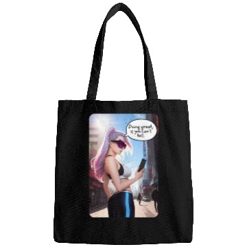 Discover Cyberpunk Waifu Influencer Design 7 Bags